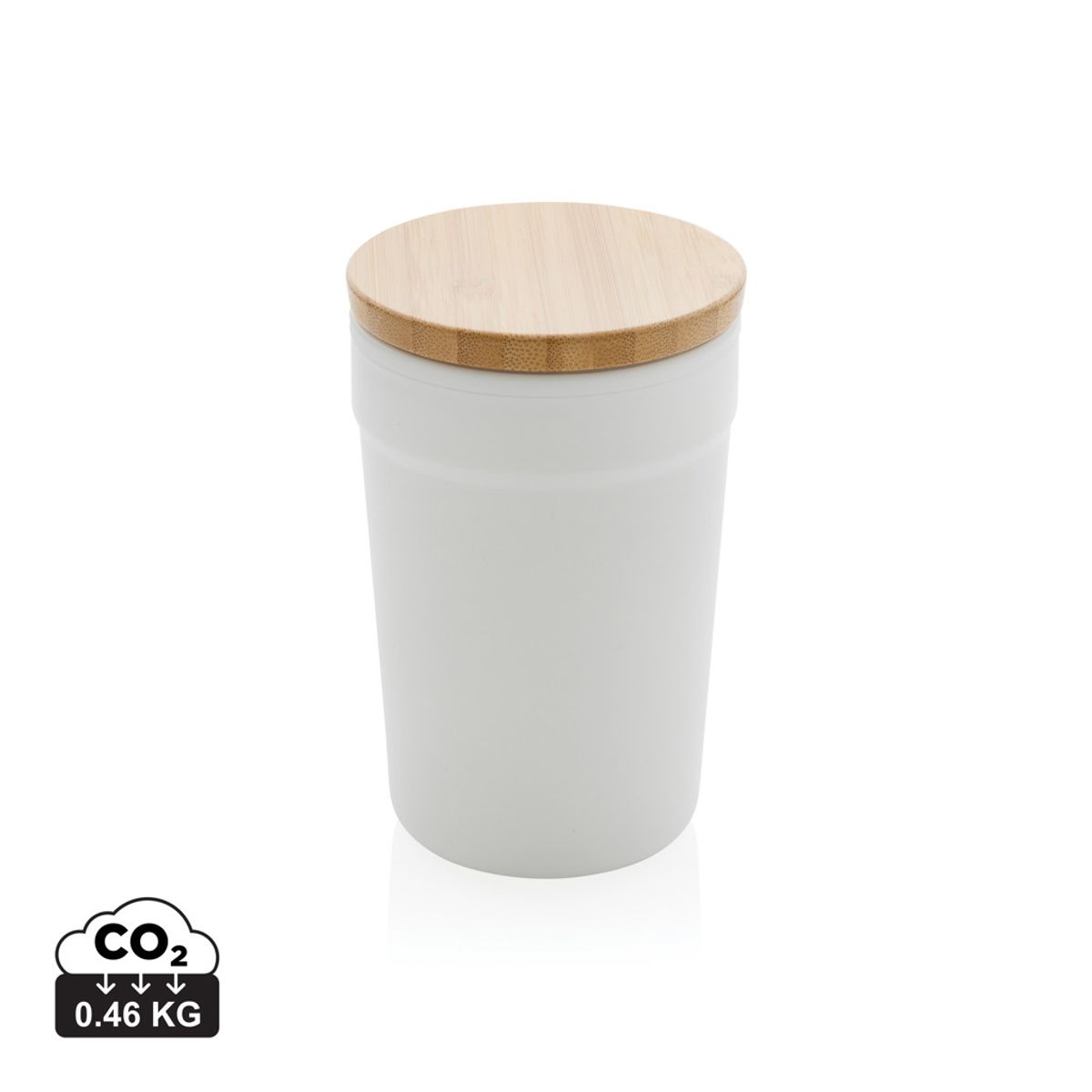 Grs Certified Recycled Pp Mug With Bamboo Lid
