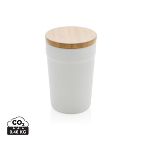 Grs Certified Recycled Pp Mug With Bamboo Lid