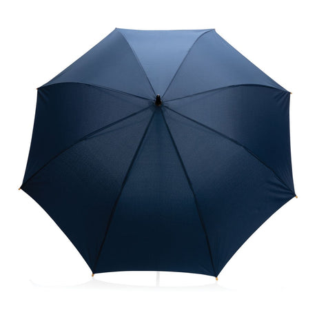 23" Impact Aware™ Rpet 190T Auto Open Bamboo Umbrella