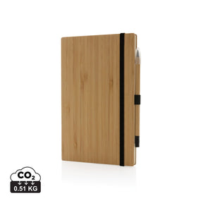Bamboo Notebook And Infinity Pencil Set