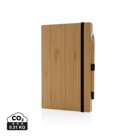 Bamboo Notebook And Infinity Pencil Set
