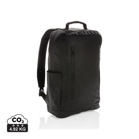 Fashion Black 15.6" Laptop Backpack Pvc Free