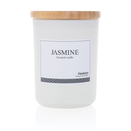 Ukiyo Deluxe aromātiskā svece ar bambusa vāciņu
