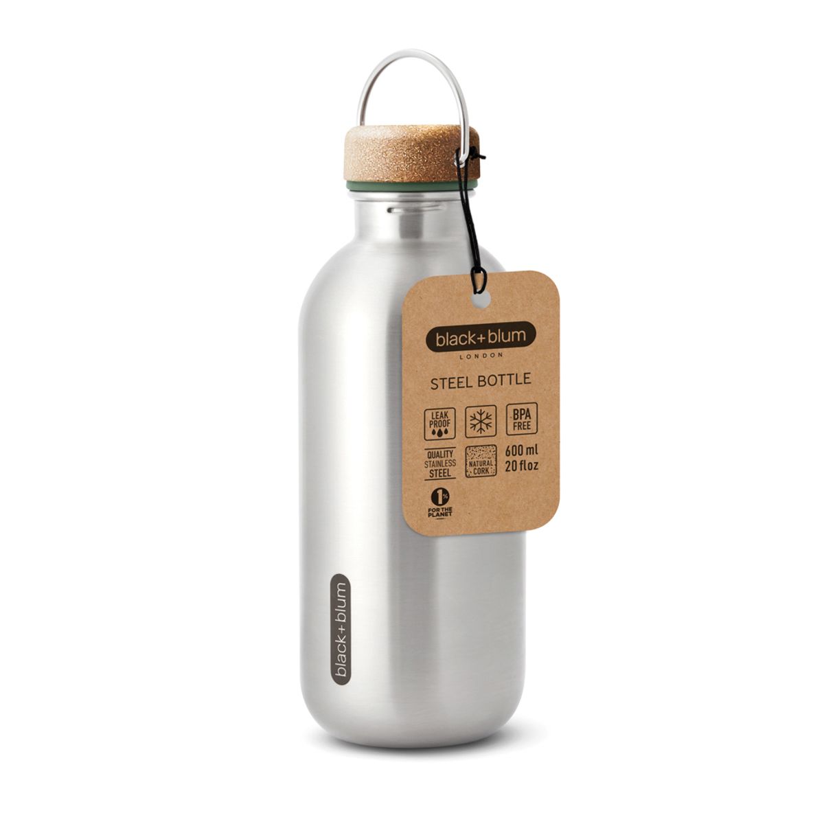 Black+Blum Steel Water Bottle