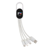 4-In-1 Cable With Carabiner Clip