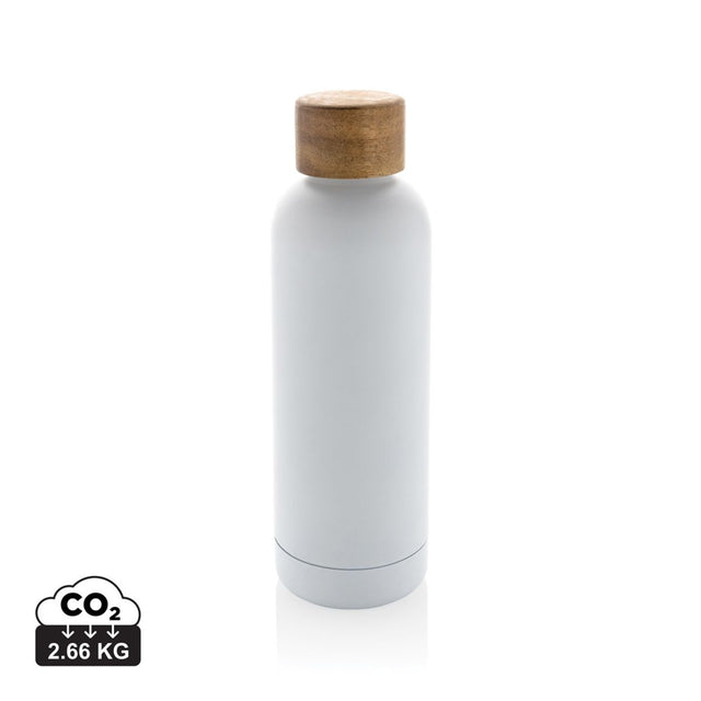 Wood Rcs Certified Recycled Stainless Steel Vacuum Bottle
