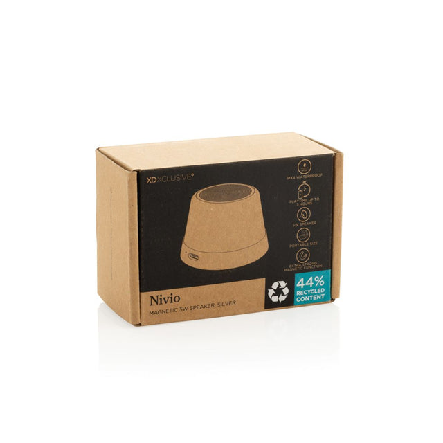 Nivio Rcs Recycled Aluminum Magnetic 5W Speaker