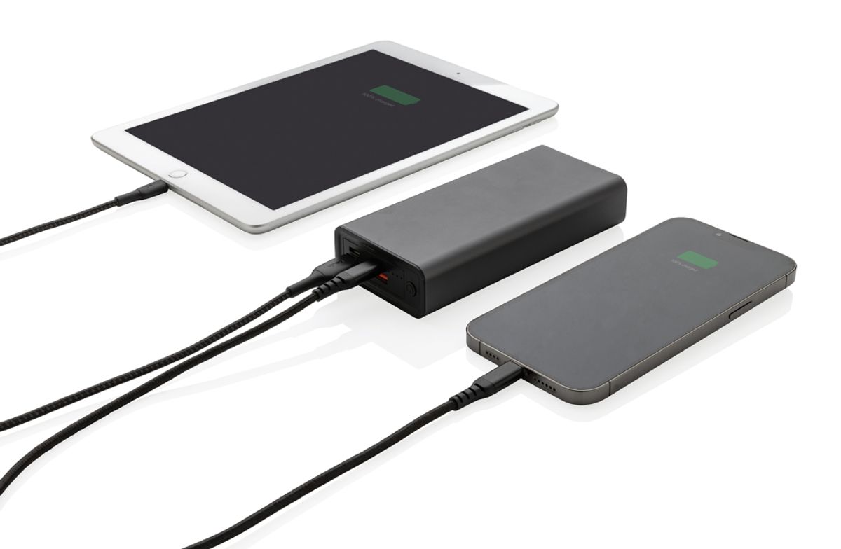 Terra Rcs Recycled 20 W alumīnija ārējais akumulators 20 000 mAh