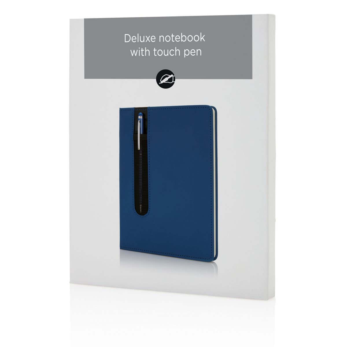 Standard Hardcover Pu A5 Notebook With Stylus Pen