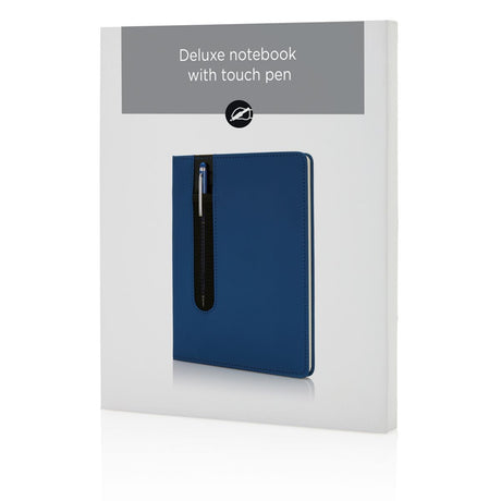Standard Hardcover Pu A5 Notebook With Stylus Pen