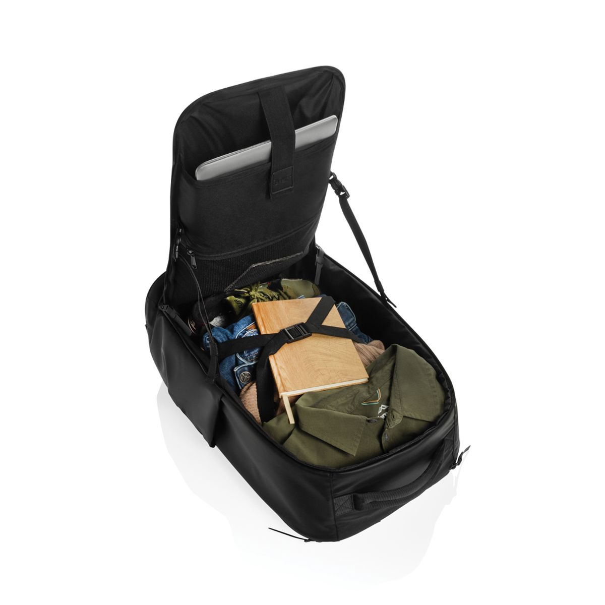 Swiss Peak Oslo Rcs Wheeled Duffel Backpack Cabin Proof