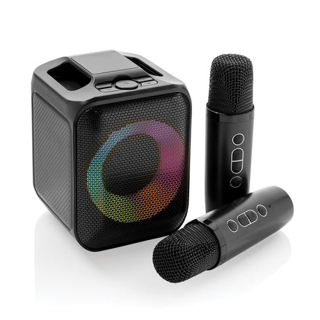 Singvibe Rcs Recycled Plastic Karaoke Set With Double Mic
