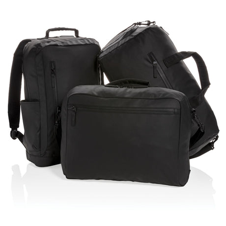 Fashion Black 15.6" Laptop Backpack Pvc Free