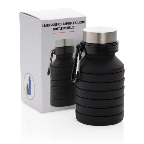 Leakproof Collapsible Silicone Bottle With Lid