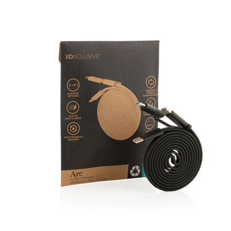 Arc Rcs Recycled Ultra-Thin 60W 2 In 1 Magnetic Cable