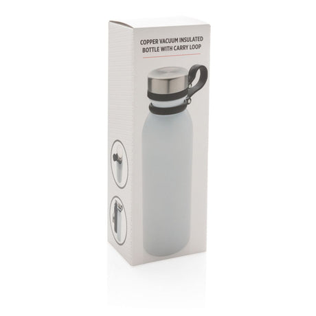 Copper Vacuum Insulated Bottle With Carry Loop