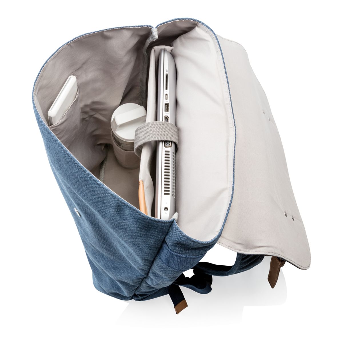 Canvas Laptop Backpack Pvc Free