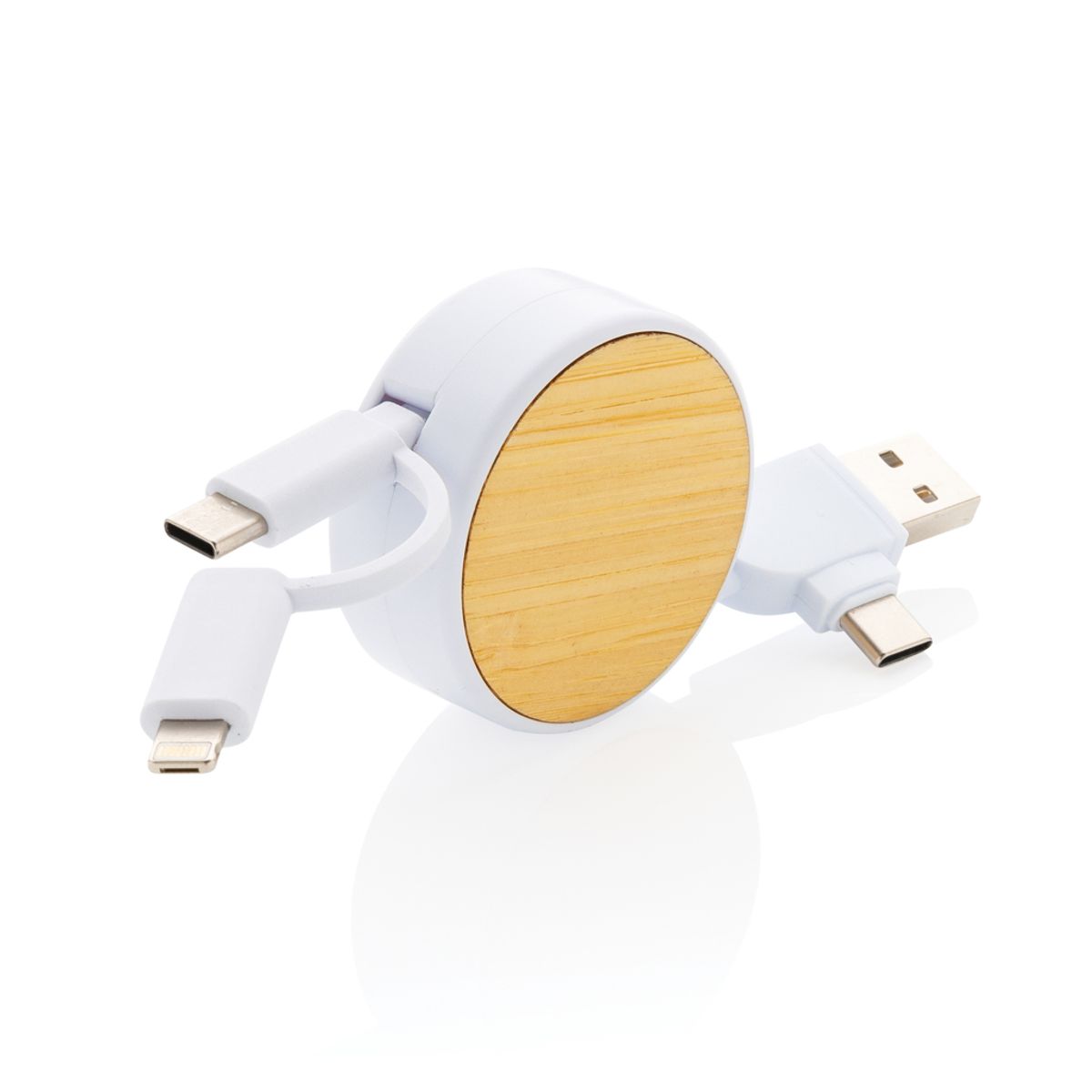 Rcs Recycled Plastic Ontario 4-In-1 Retractable Cable