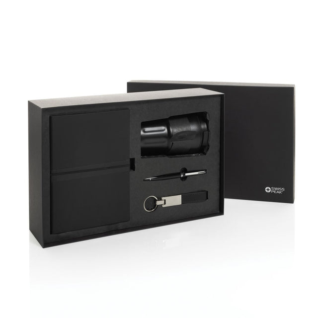 Swiss Peak Rcs Certified Deluxe Business Gift Set W/ Tumbler