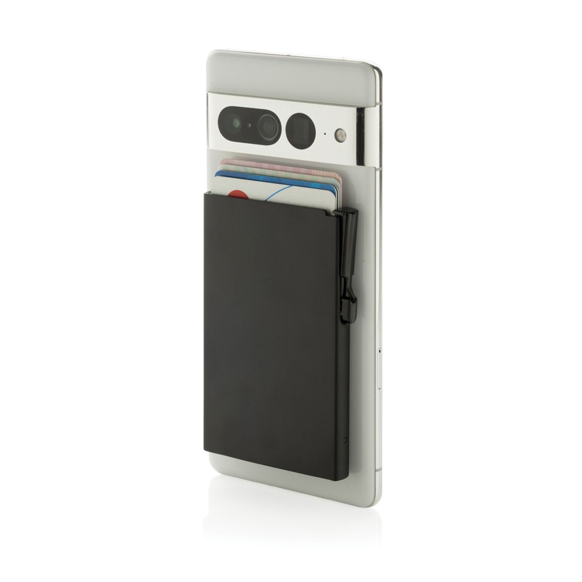 Standard Aluminium Rfid Magnetic Phone Cardholder