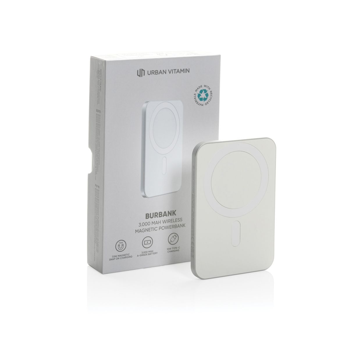 Urban Vitamin Burbank Rcs Plastic/Alu 3000 Mah Powerbank