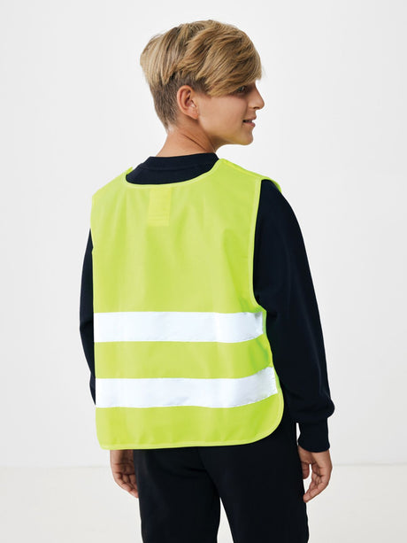 Grs Recycled Pet High-Visibility Safety Vest 7-12 Years