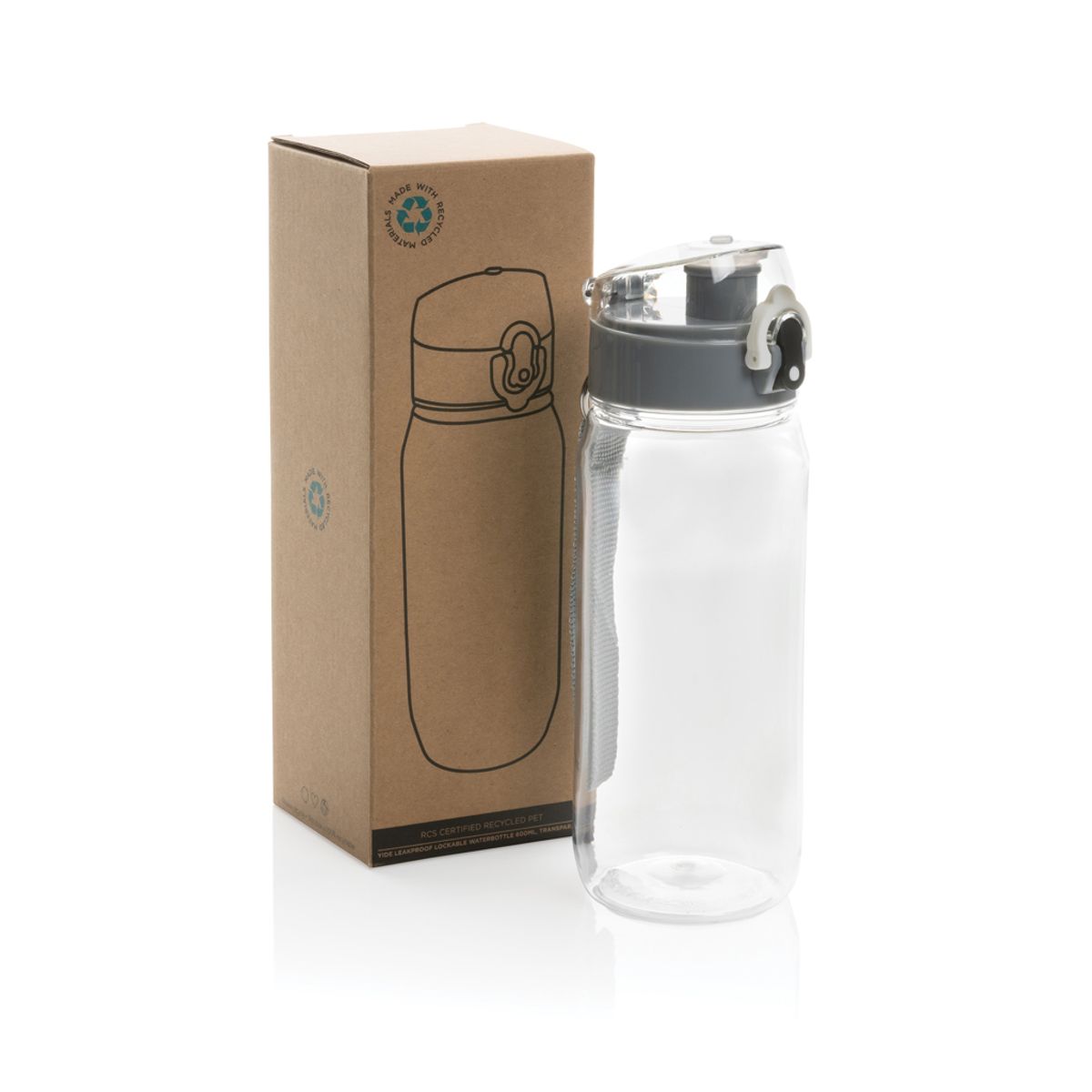 Yide Rcs Recycled Pet Leakproof Lockable Waterbottle