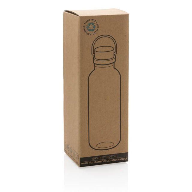 Rcs Rpet Bottle With Bamboo Lid And Handle