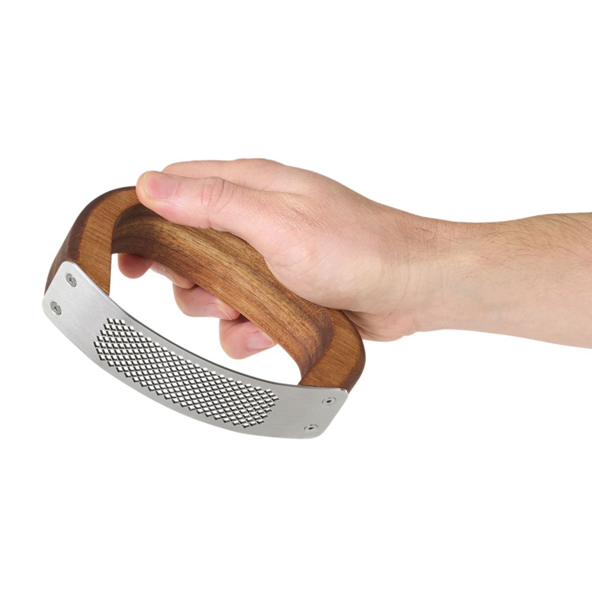 Adhoc Roccaalio Garlic Press With Chopping Board