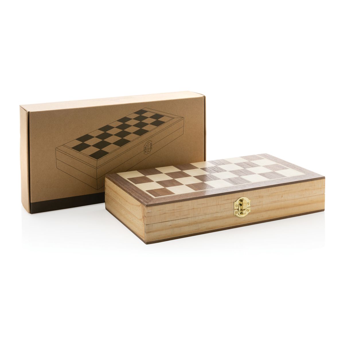 Luxury Wooden Foldable Chess Set