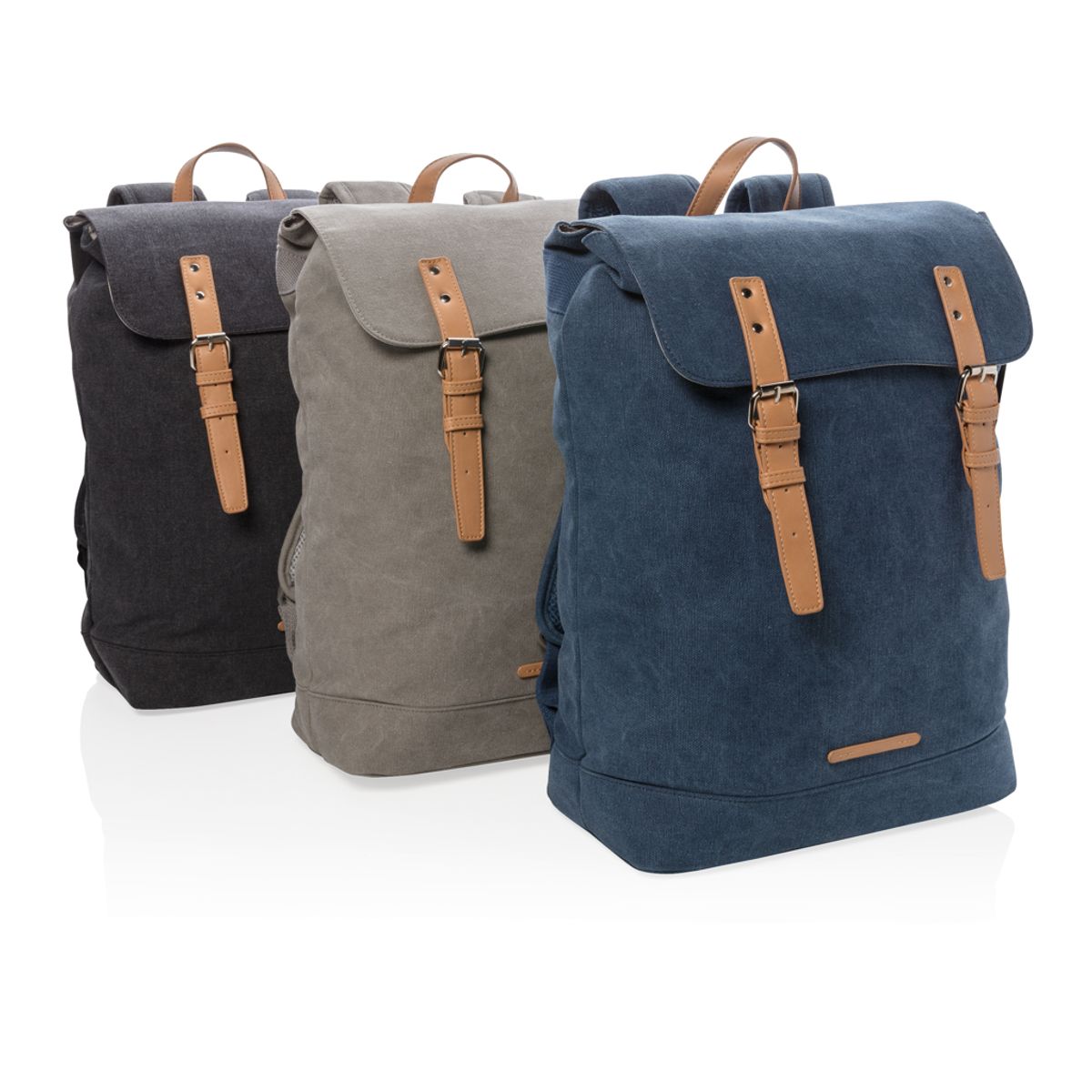 Canvas Laptop Backpack Pvc Free