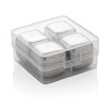 Re-Usable Stainless Steel Ice Cubes 4Pc
