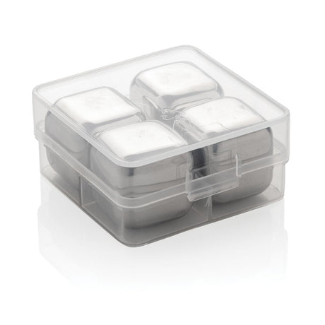 Re-Usable Stainless Steel Ice Cubes 4Pc