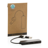 Rcs Recycled Plastic Usb Hub With Dual Input