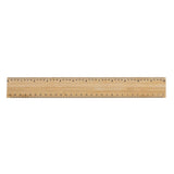 Timberson Extra Thick 30Cm Double Sided Bamboo Ruler