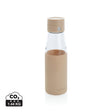 Ukiyo Glass Hydration Tracking Bottle With Sleeve
