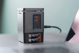 Urban Vitamin Sacramento 105W Gan Charger+Retractable Cables