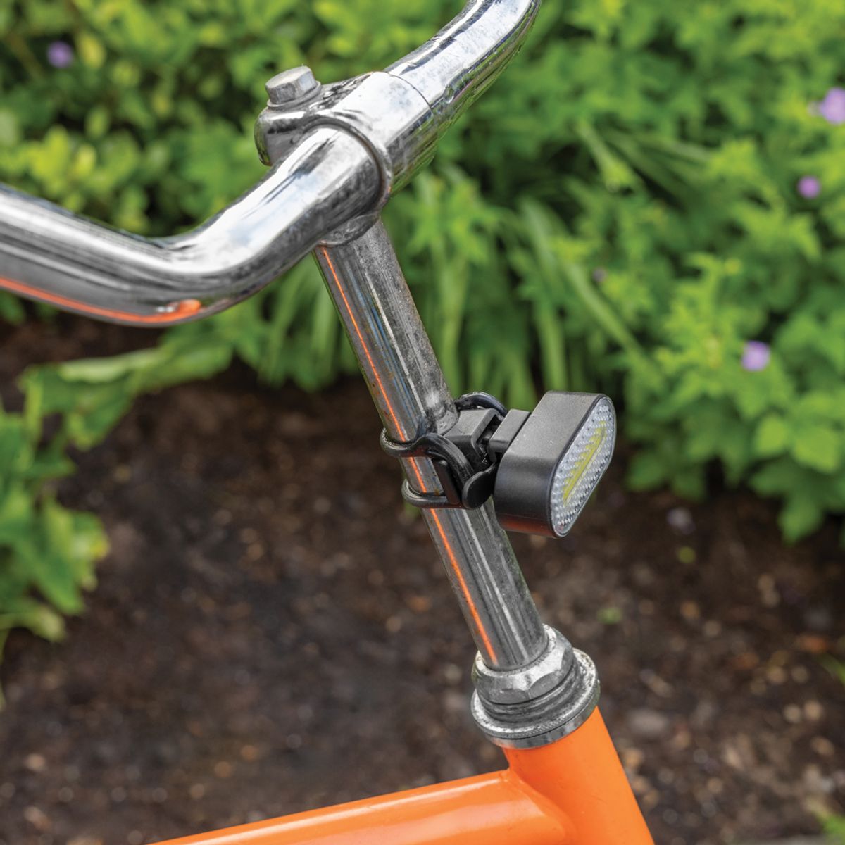 Lumino Rcs Recycled Plastic Usb Re-Chargeable Bike Light Set