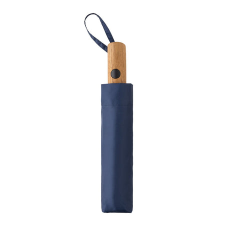 Kaycey 21" Aware™ Rpet Acacia Wood Mini Auto Open Umbrella