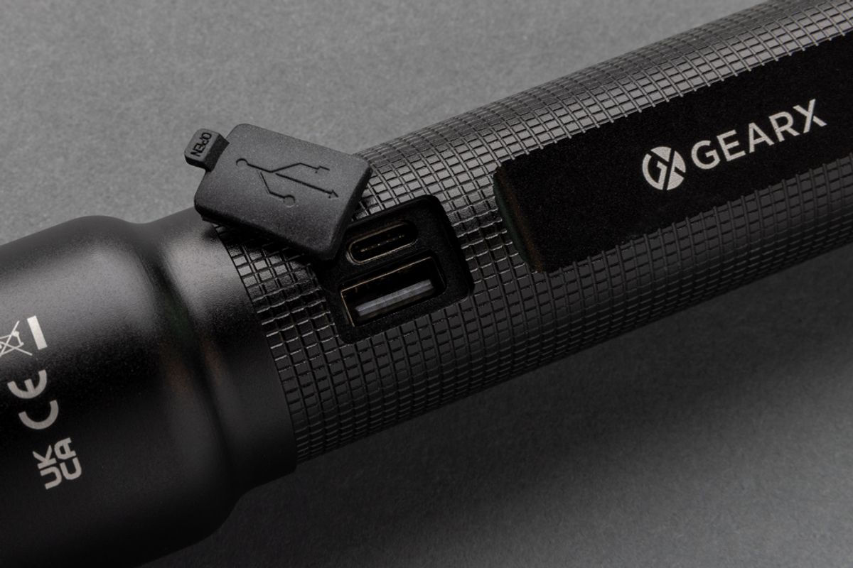 Rcs Recycled Aluminium Usb-Rechargeable Heavy Duty Torch