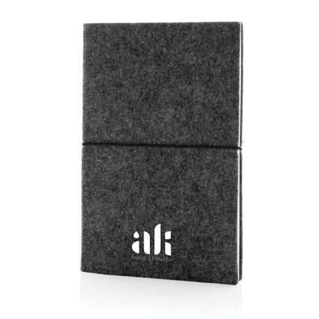 Grs Certified Recycled Felt A5 Softcover Notebook