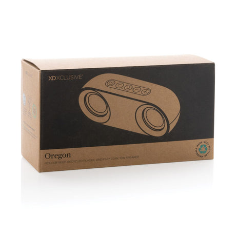 Oregon Rcs Recycled Plastic And Cork 10W Speaker