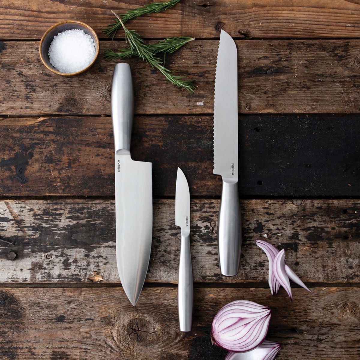 Boska Kitchen Knives Copenhagen, Set Of 3