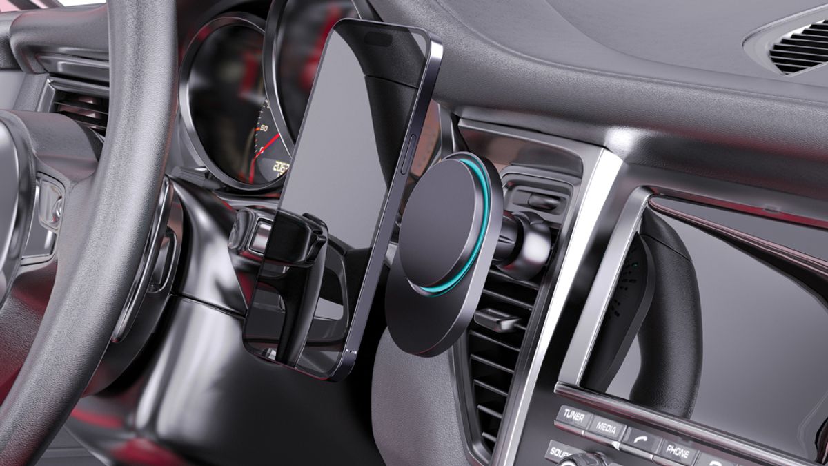Powercruze Rcs Rplastic 15W Magnetic Charging Car Holder