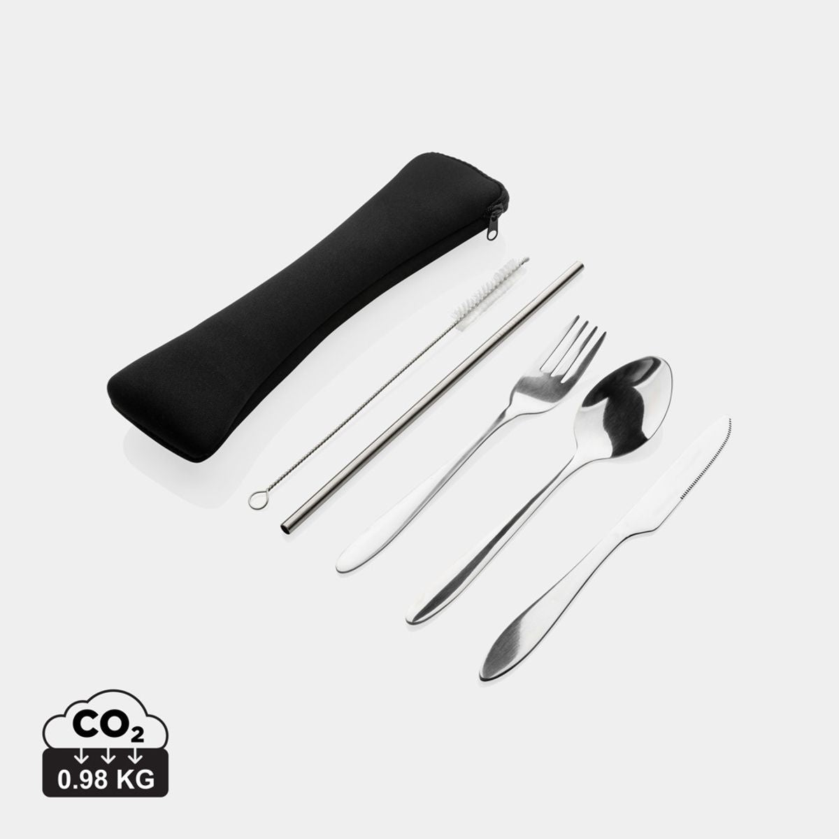4 Pcs Stainless Steel Re-Usable Cutlery Set