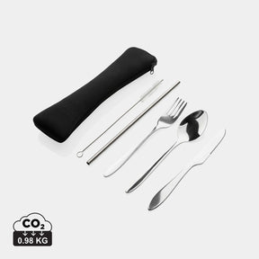 4 Pcs Stainless Steel Re-Usable Cutlery Set