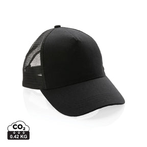 Impact Aware™ 5-daļu trucker cepure no matēta kokvilnas, 190 g