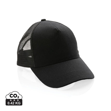 Impact Aware™ 5-daļu trucker cepure no matēta kokvilnas, 190 g