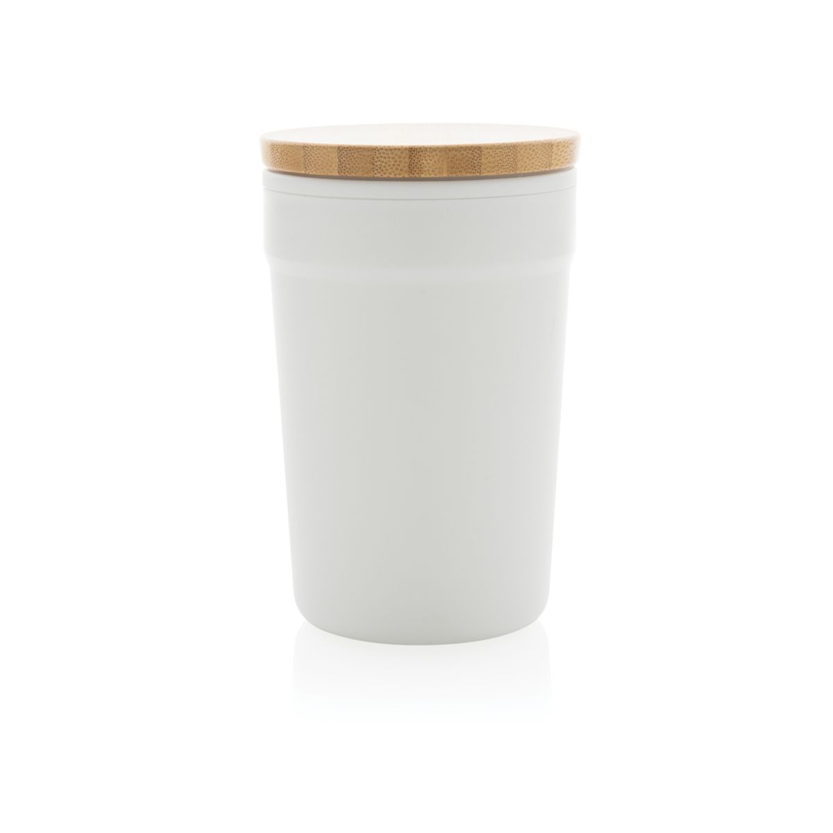 Grs Certified Recycled Pp Mug With Bamboo Lid