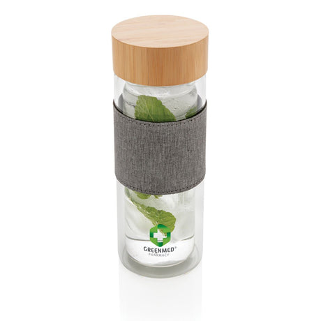 Impact Double Wall Borosilicate Glass Bottle